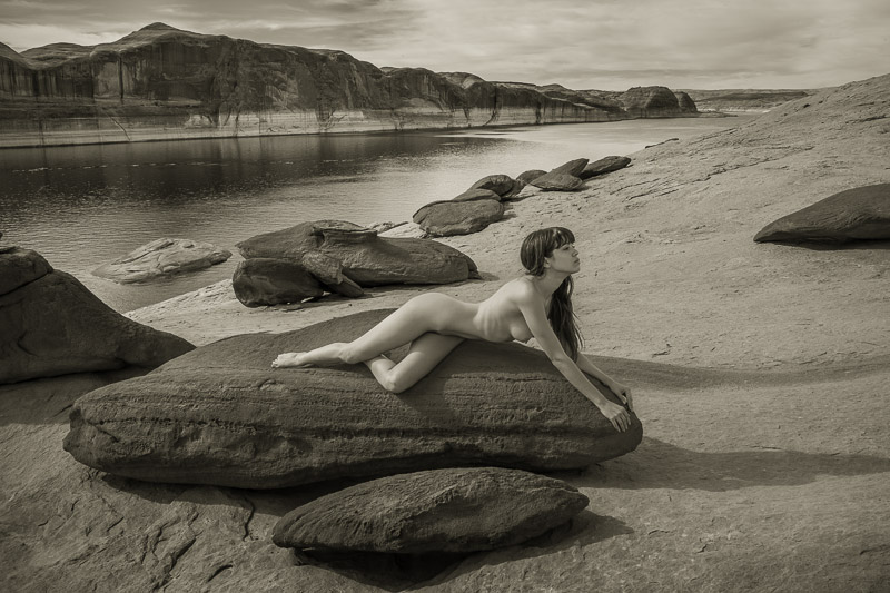 Blacklock sandstone landscape nude