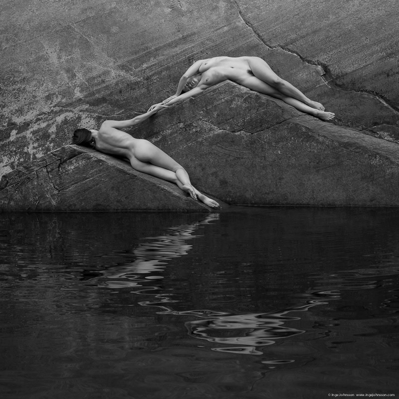 Inge Johnsson Water Nude